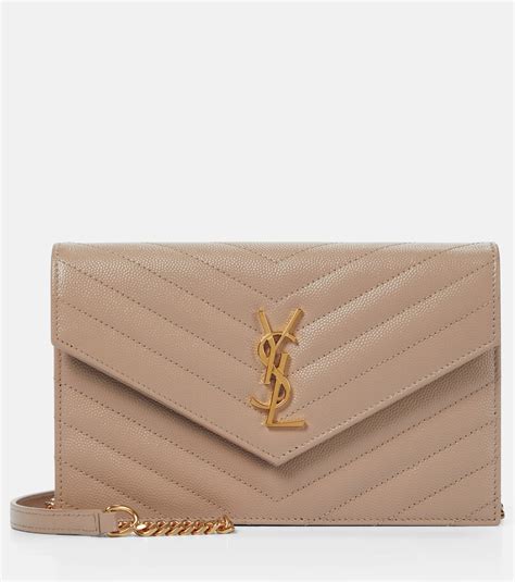 ysl monogram chain wallet price|ysl cassandre envelope chain wallet.